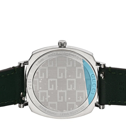Stainless Steel Calfskin 35mm Grip Quartz Watch Green