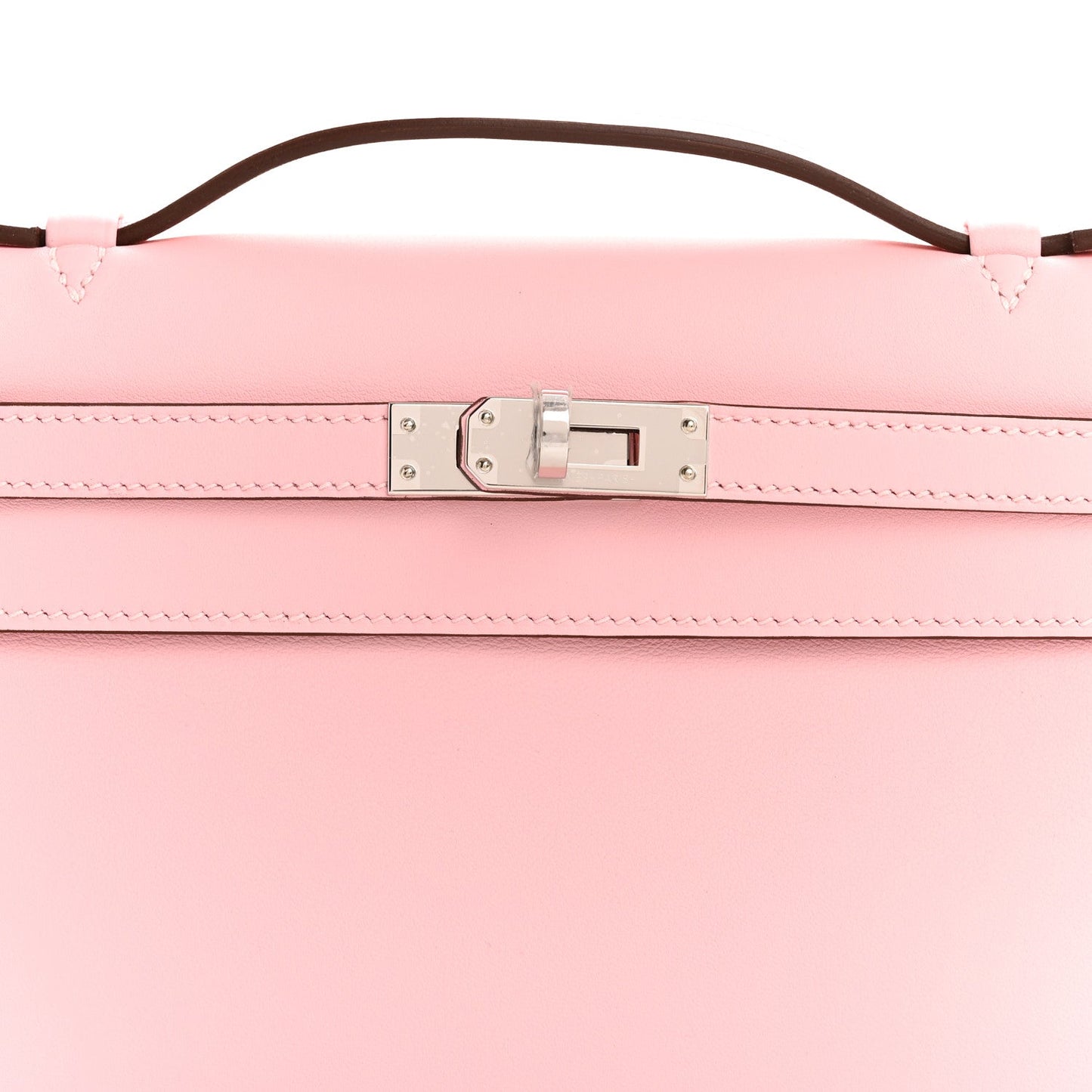 Swift Kelly Pochette Clutch Rose Sakura