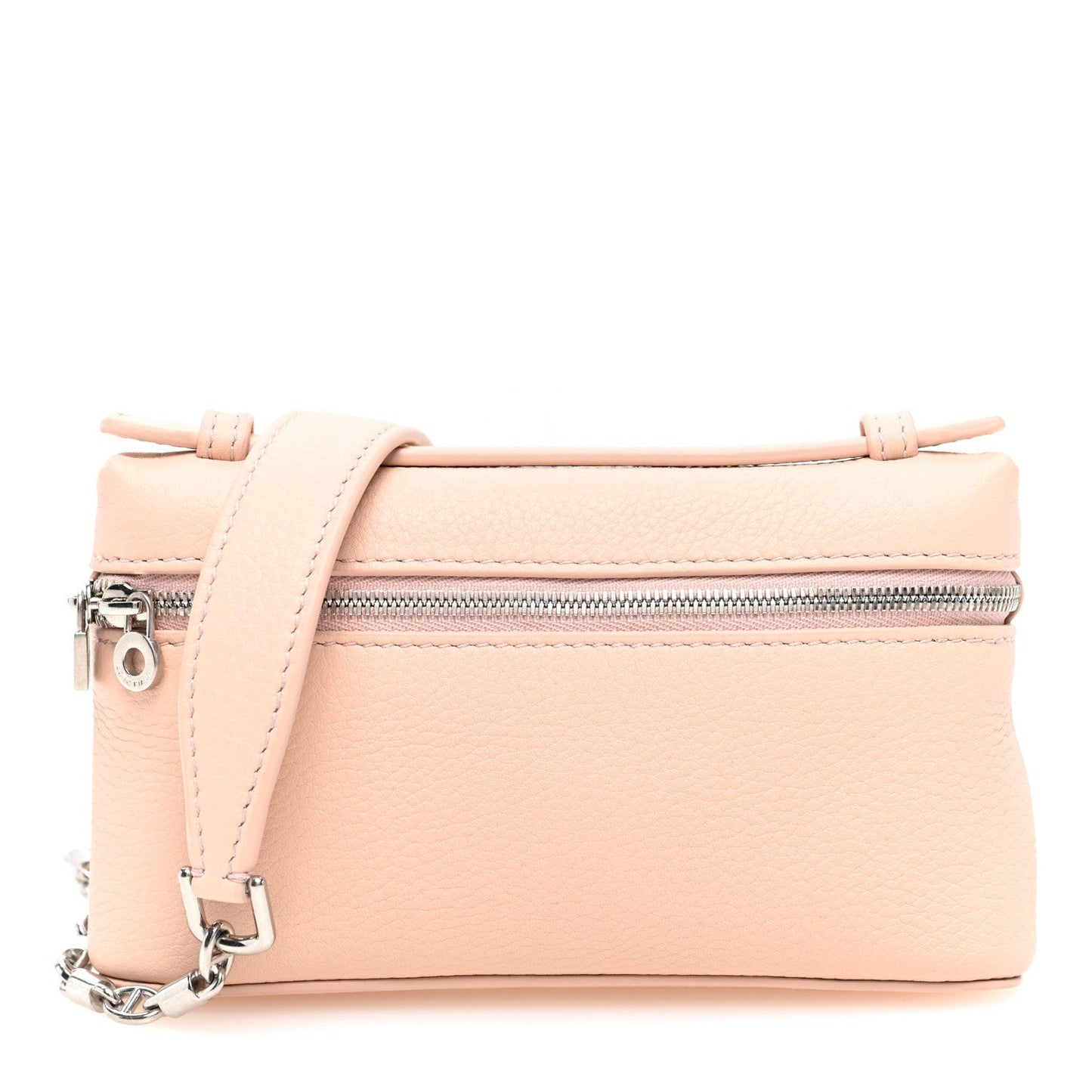 Grained Calfskin Extra Pocket Mini Pouch Candoglia Marble