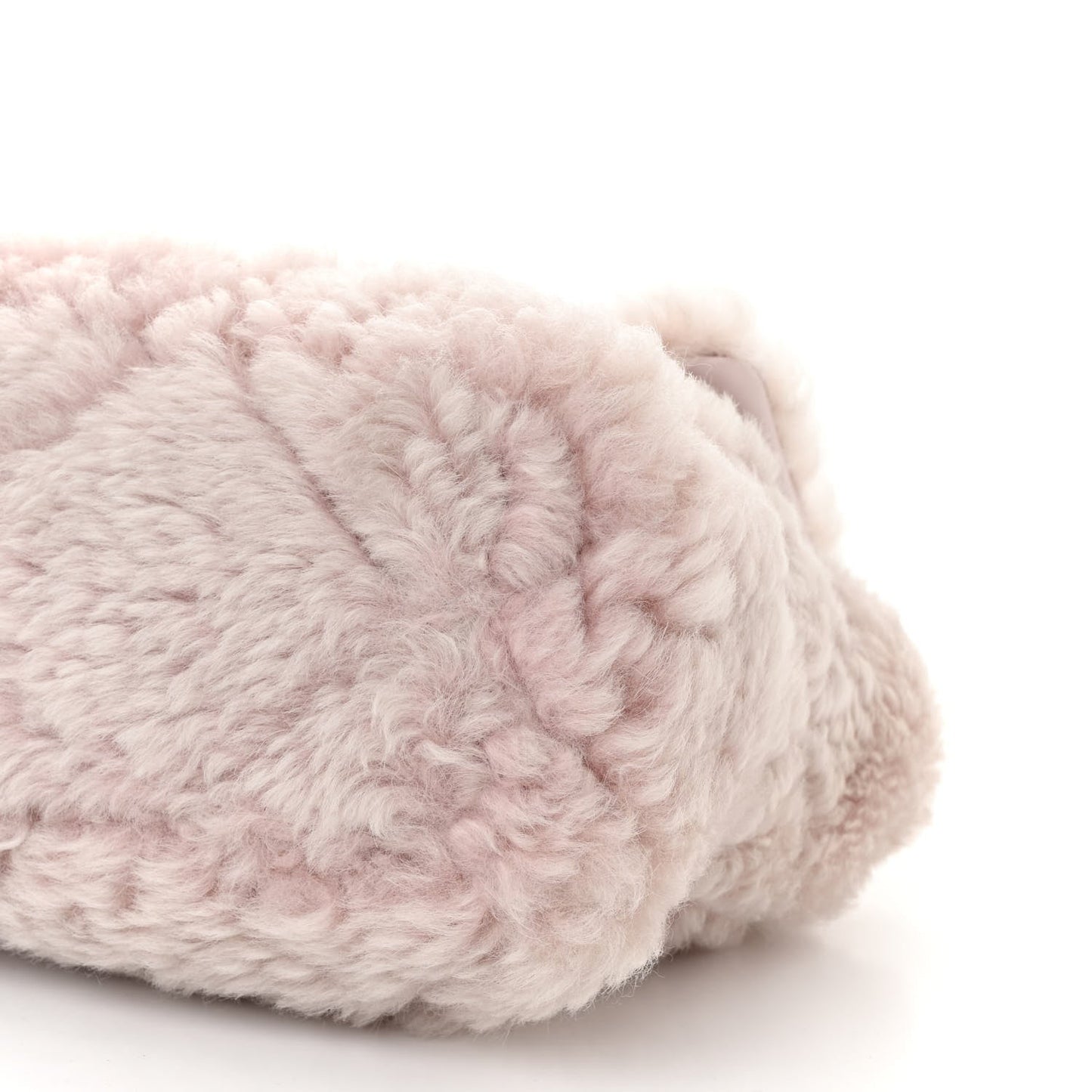 Shearling Sheepskin Medium Chanel 19 Flap Light Pink