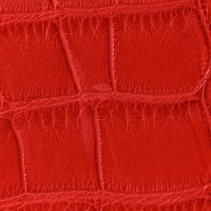 Alligator Jumbo Double Flap Red