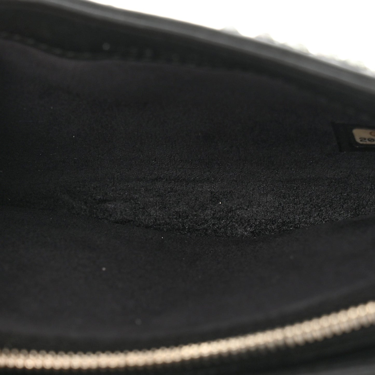 Calfskin Strass Studded Mini Phone Holder Clutch Black