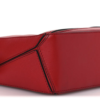 Calfskin Mini Puzzle Bag Pomodoro