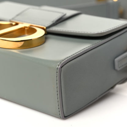 Box Calfskin 30 Montaigne Box Bag Gray