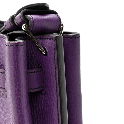 Taurillon Clemence Verso So Kelly 22 Ultraviolet Bleu Obscur