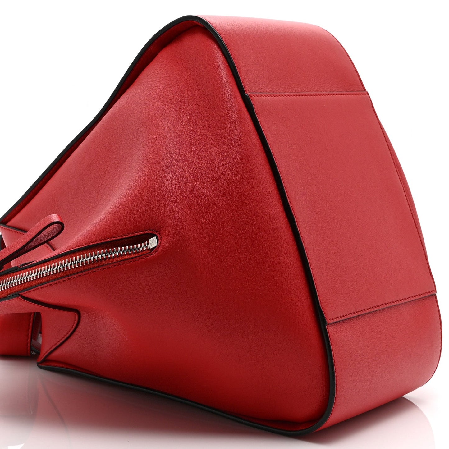 Calfskin Small Hammock Shoulder Bag Scarlet Red