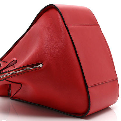 Calfskin Small Hammock Shoulder Bag Scarlet Red
