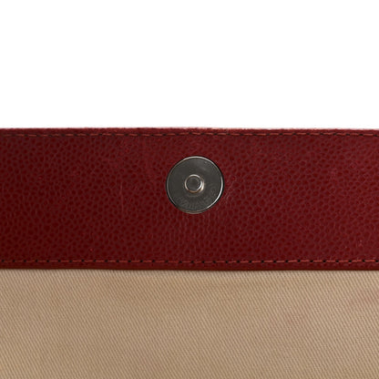 Caviar Quilted Timeless CC Shopping Tote Red