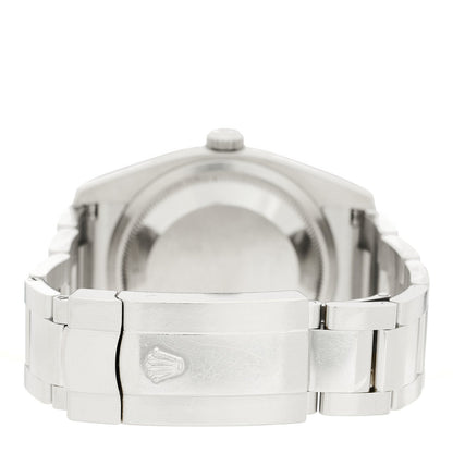 Stainless Steel 18K White Gold 36mm Oyster Perpetual Datejust Watch Pink Flowers 116234