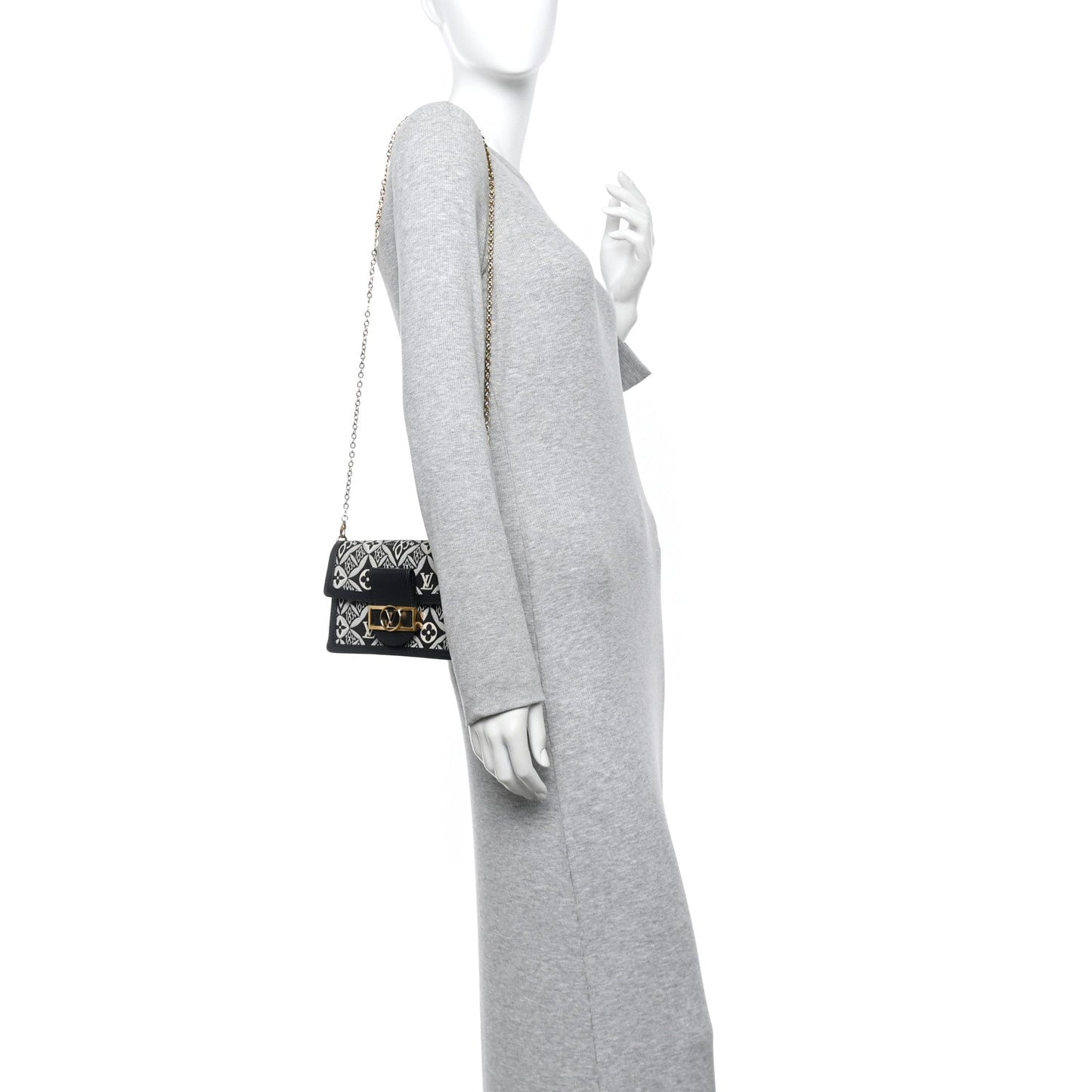 Jacquard Since 1854 Dauphine Chain Wallet Grey