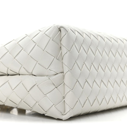 Nappa Intrecciato Small Andiamo Shoulder Bag White