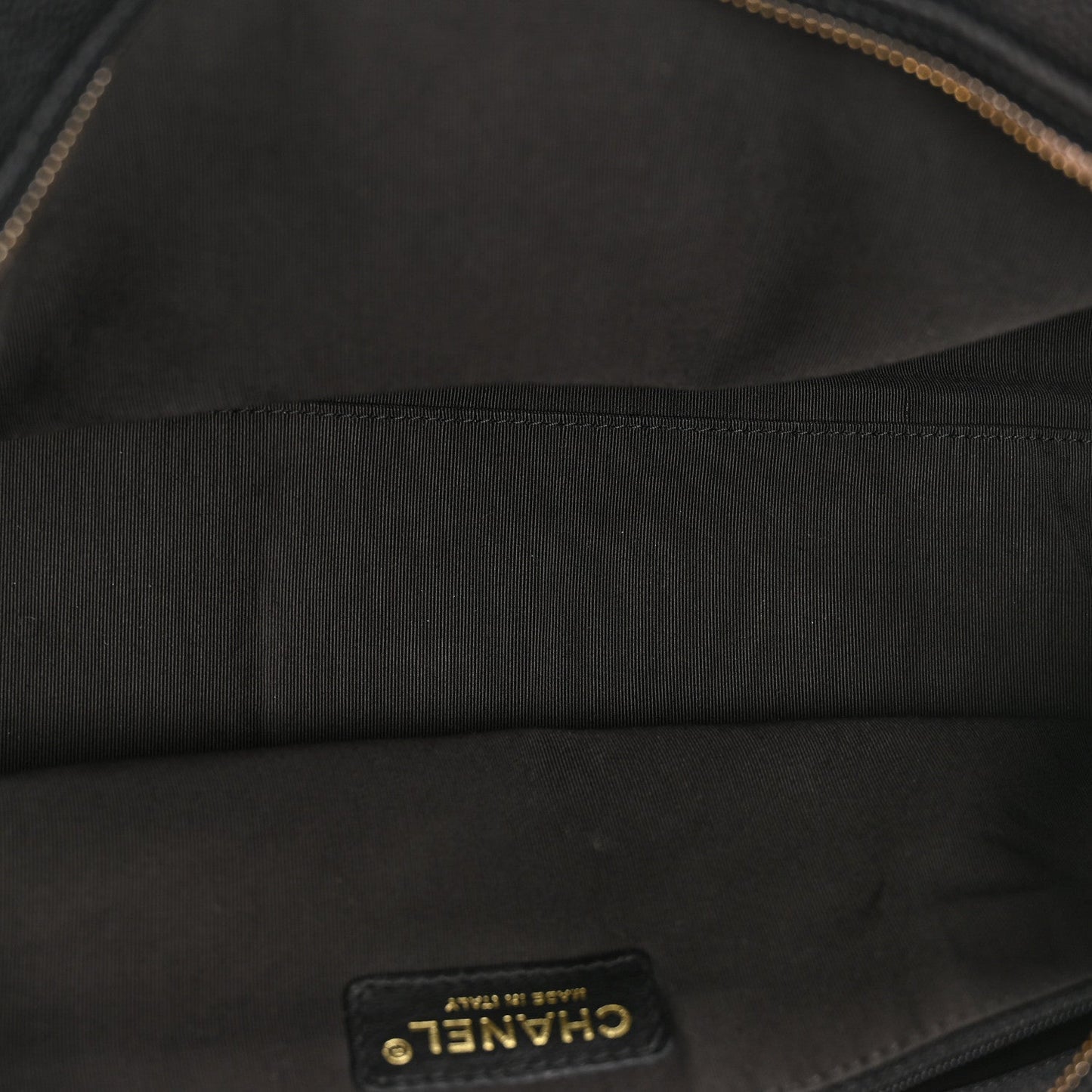 Caviar Quilted Large Bowler Black