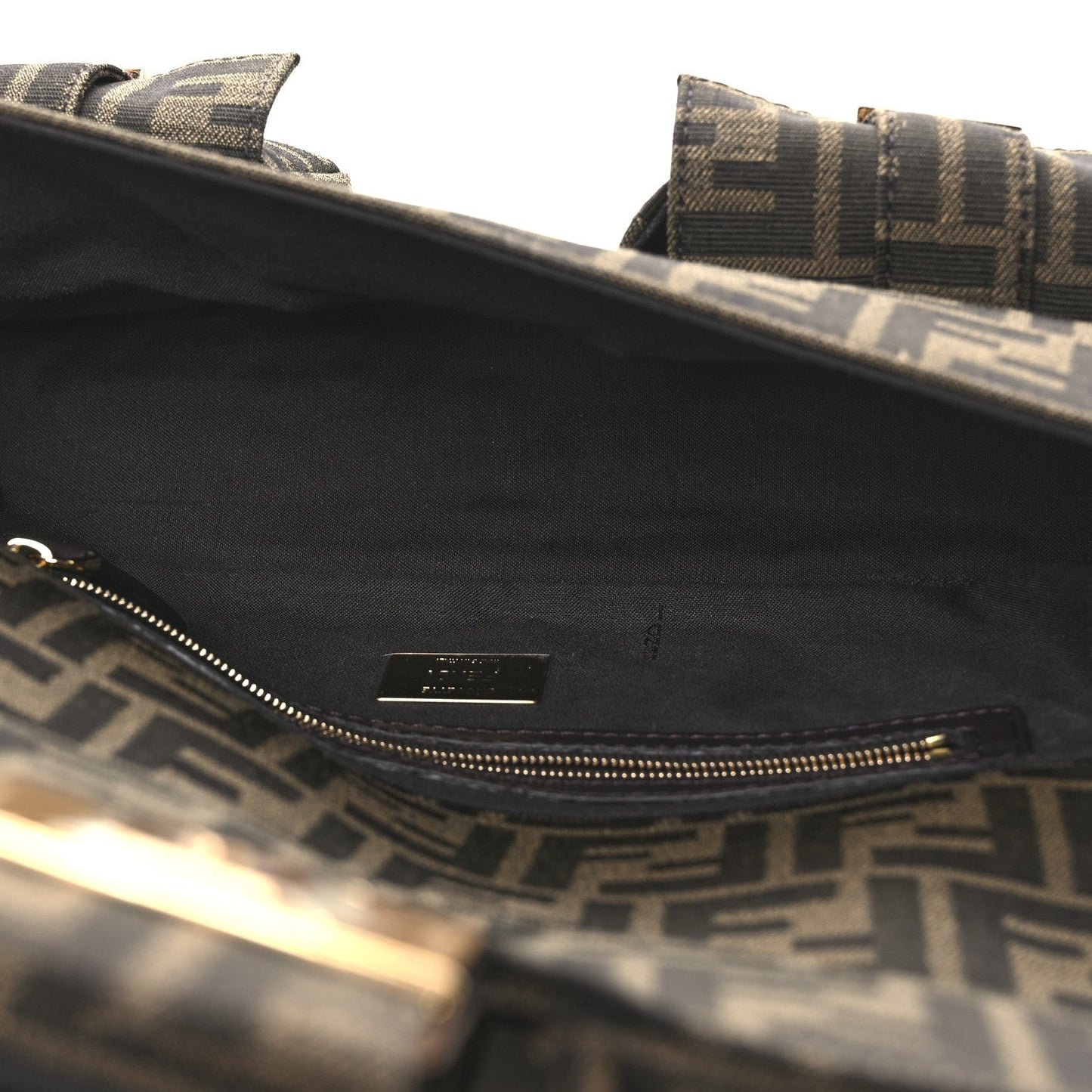 Fabric Jacquard FF 1974 Multipocket Baguette Tobacco Moro