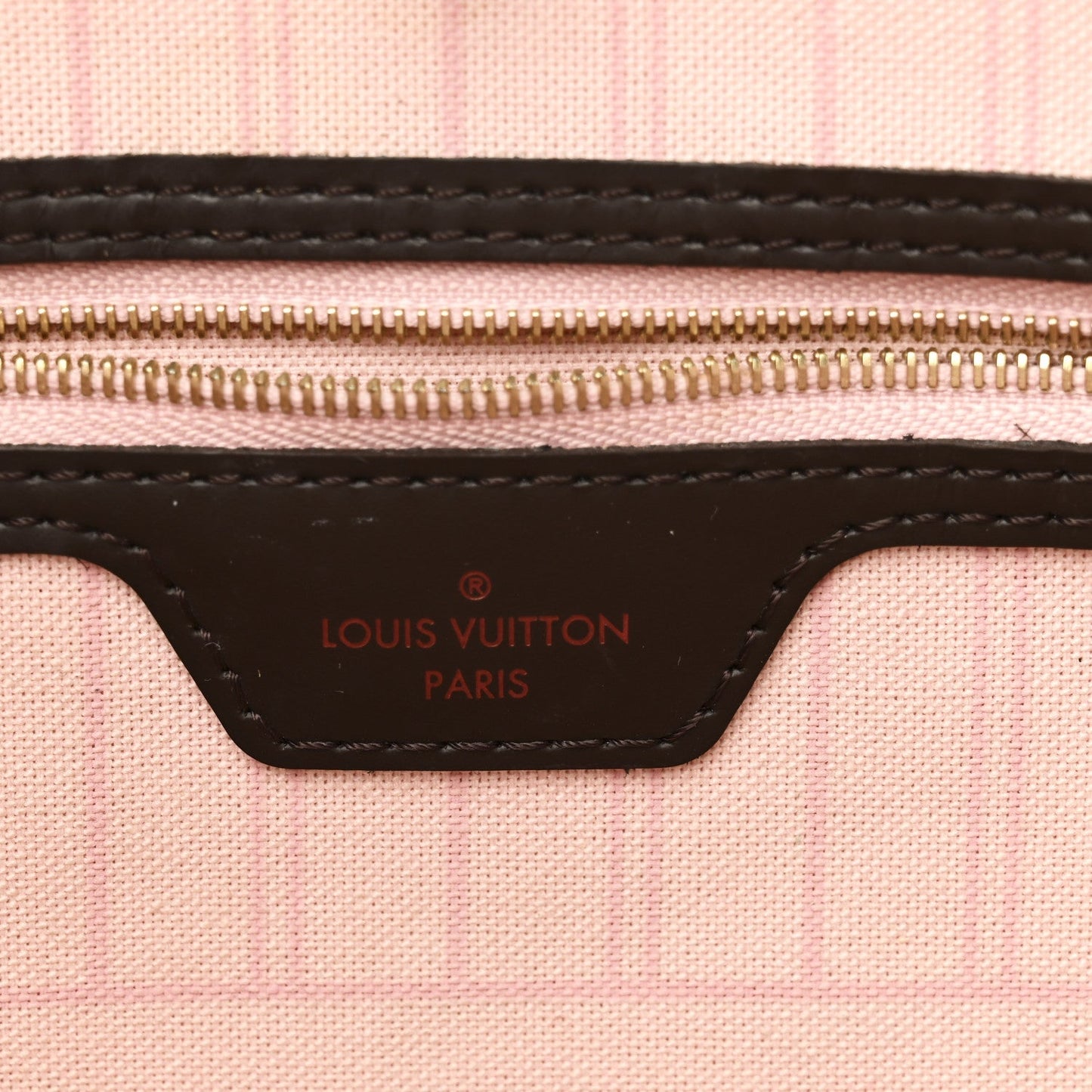 Damier Ebene Neo Neverfull MM Rose Ballerine
