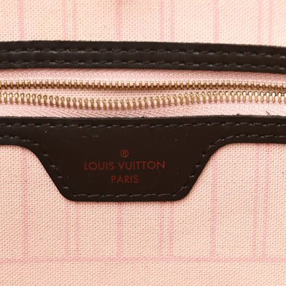Damier Ebene Neo Neverfull MM Rose Ballerine