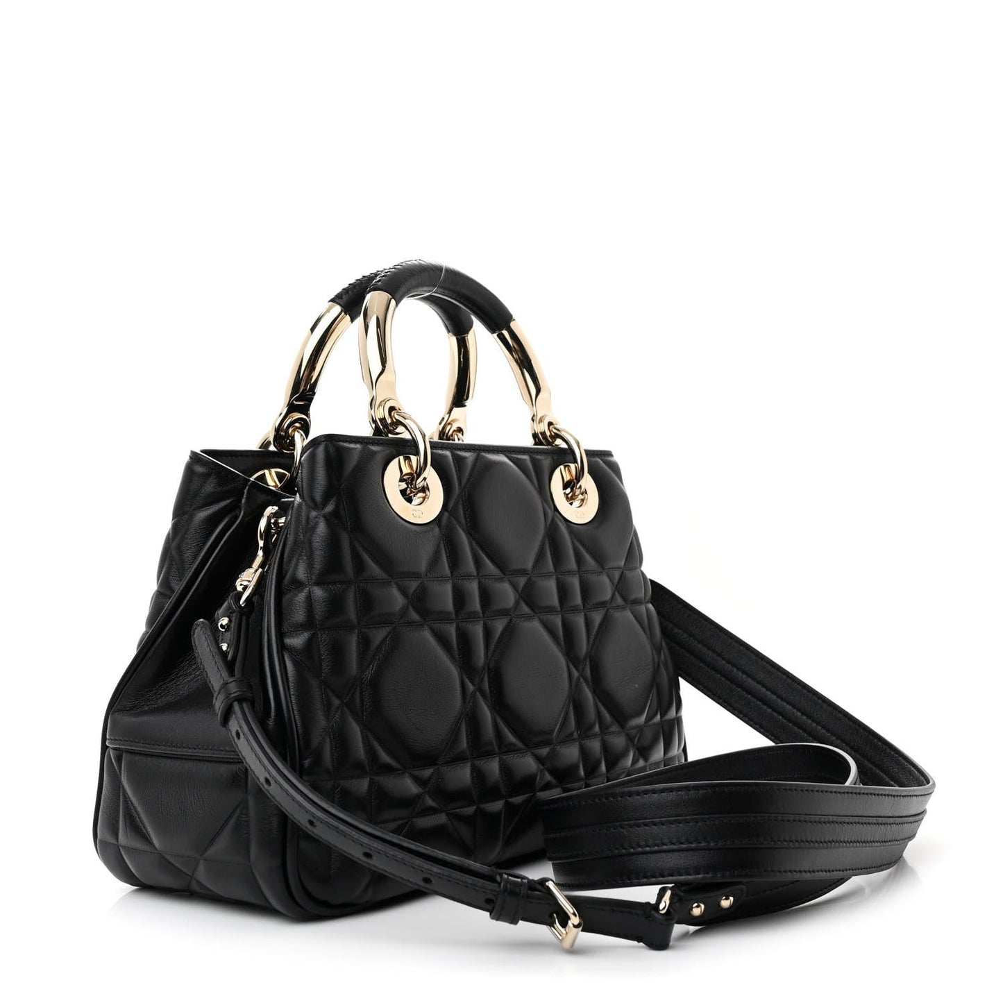 Calfskin Cannage Small The Lady 95.22 Black