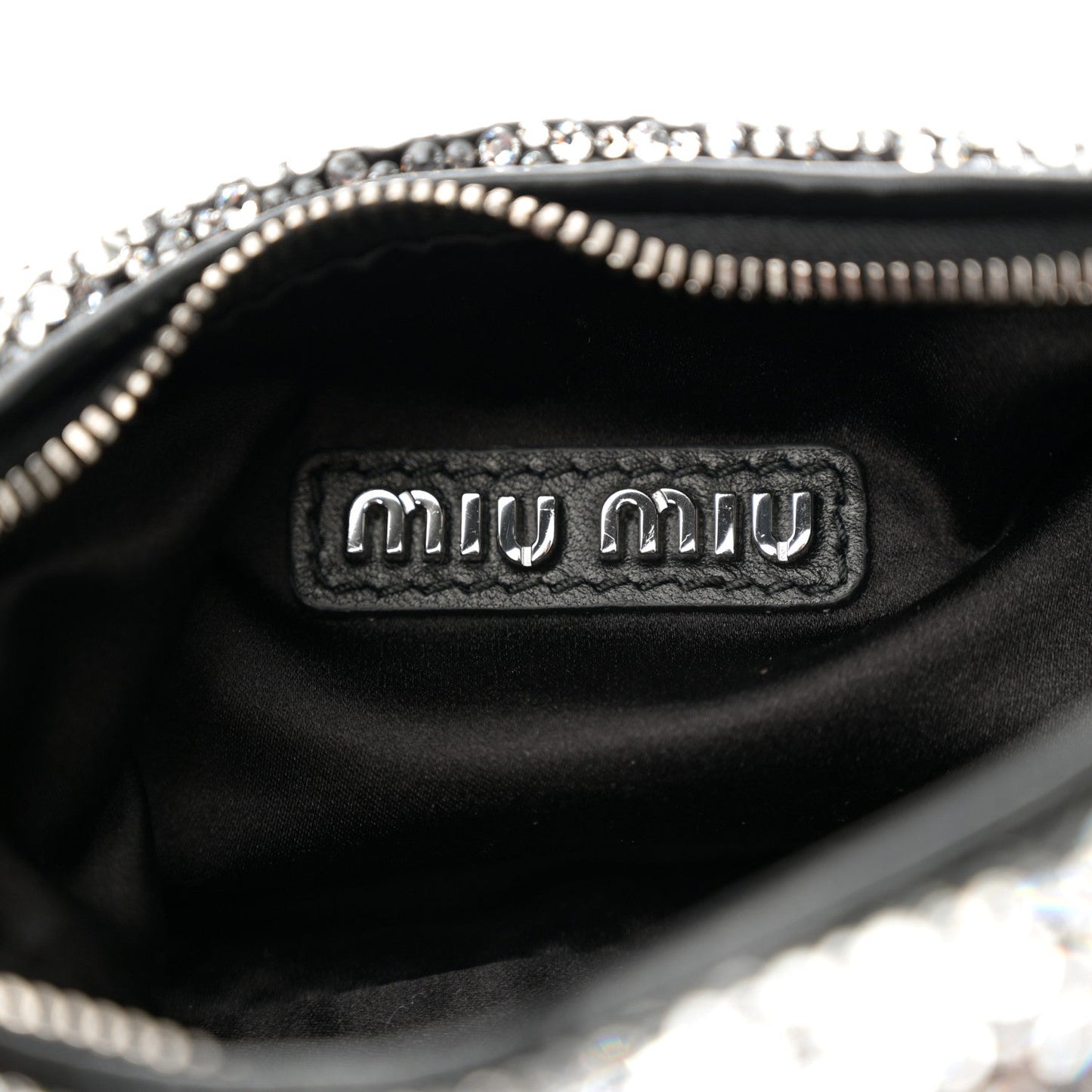 Crystal Silk Starlight Mini Wander Hobo Black