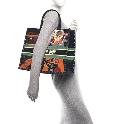 Suede Large L'Air Book Tote Black
