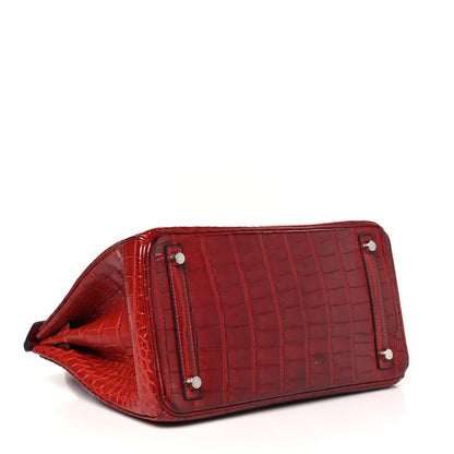 Matte Alligator Birkin 30 Rouge H