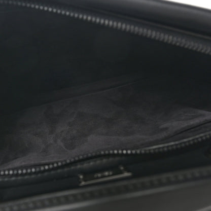 Vitello Grace Opaco Metal Monster Eyes Large Peekaboo Iconic Fit Satchel Black
