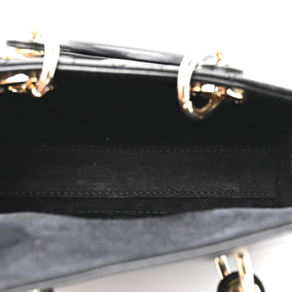 Lambskin Cannage Micro Lady D-Joy Black