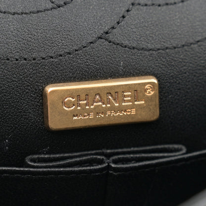 Aged Calfskin Quilted Casino 2.55 Reissue 225 Flap Black