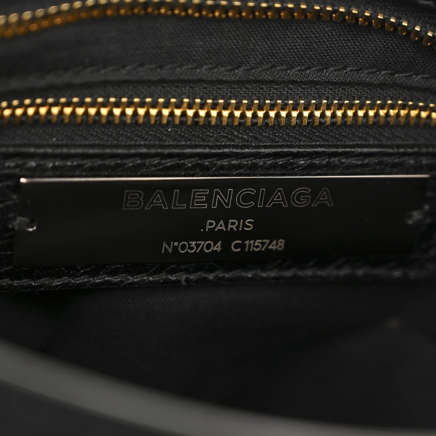 Agneau Classic Gold Hardware City Black