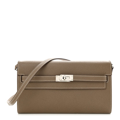 Epsom Kelly Wallet To Go Etoupe