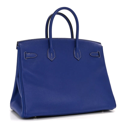 Epsom Candy Birkin 35 Bleu Electrique Mykonos