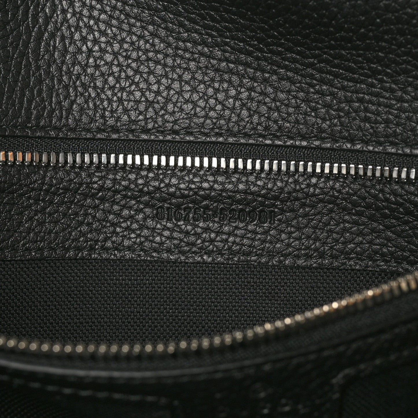 Calfskin Web Medium Business Case Black