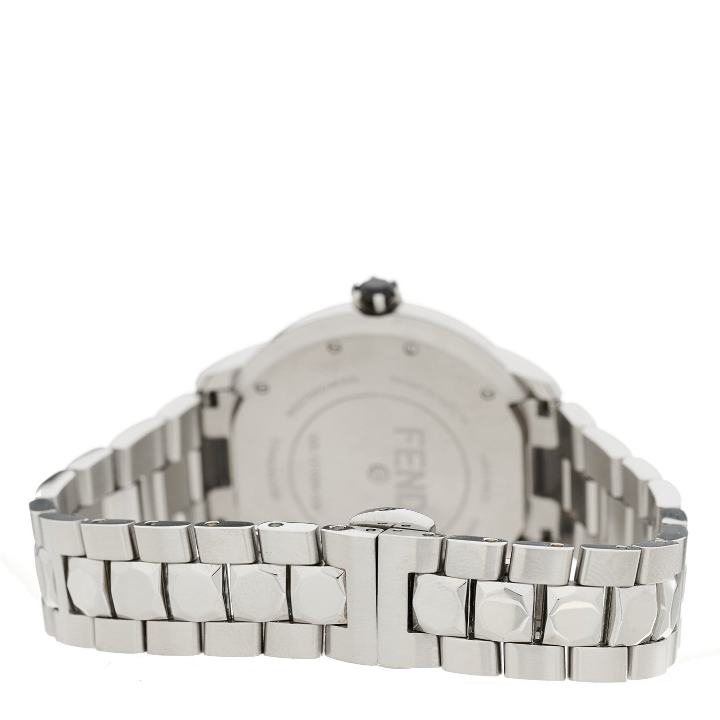 Stainless Steel Mother of Pearl Topaz Spinel 38mm Ishine Rotating Gem Two Tone Quartz Watch Black