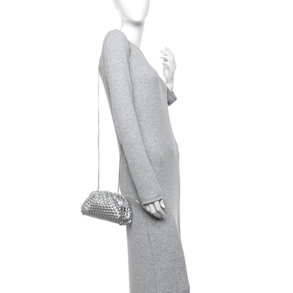 Metallic Fabric Bubble Wrap The Mini Pouch Silver
