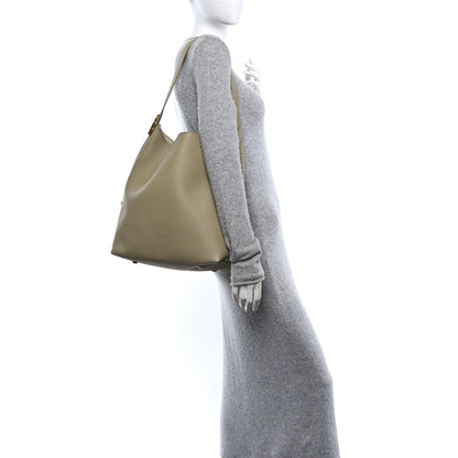 Grained Calfskin Low Key Hobo MM Clay