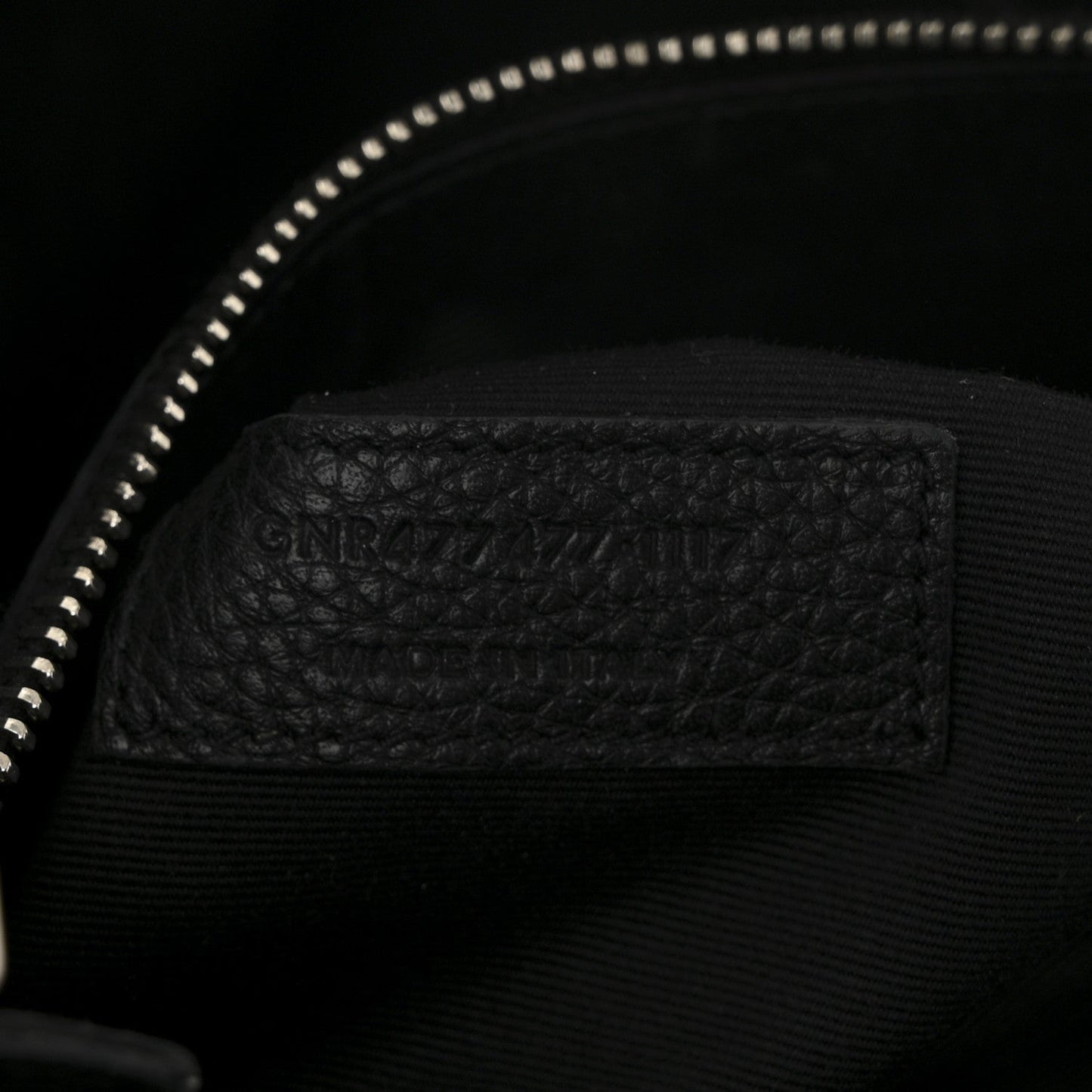 Grained Calfskin Baby Sac De Jour Souple Black
