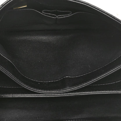 Lambskin Quilted Small Trendy CC Dual Handle Flap Bag Black