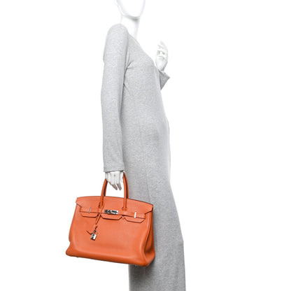 Togo Birkin 35 Orange
