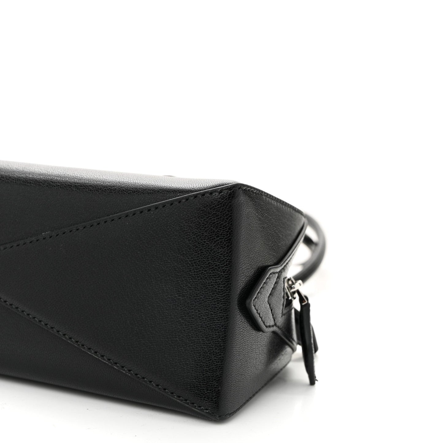 Goatskin Medium Le Teckel Bag Black