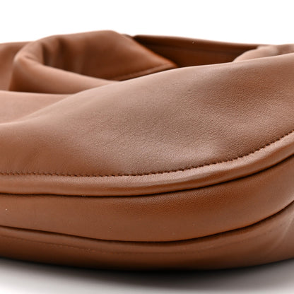 Calfskin Large Go-Hobo Bag Saddle Brown
