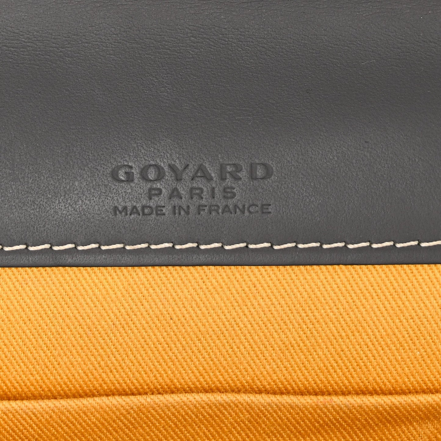 Goyardine Monte Carlo Bois Clutch With Strap Gray