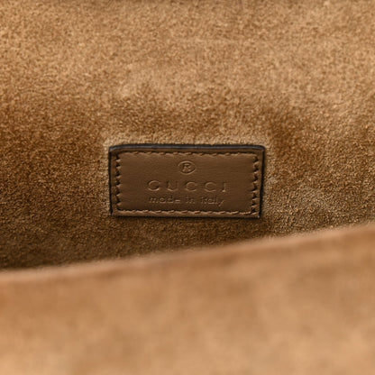 GG Supreme Monogram Small Dionysus Top Handle Bag Taupe