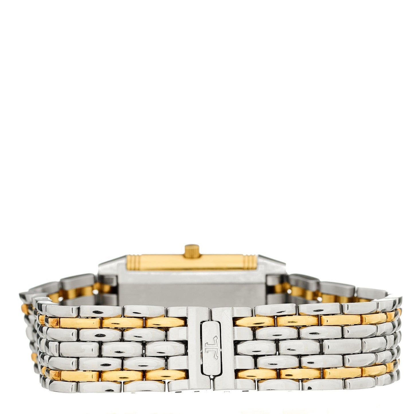 Stainless Steel 18K Yellow Gold 20mm Reverso Lady Manual Winding Watch White 260.5.86