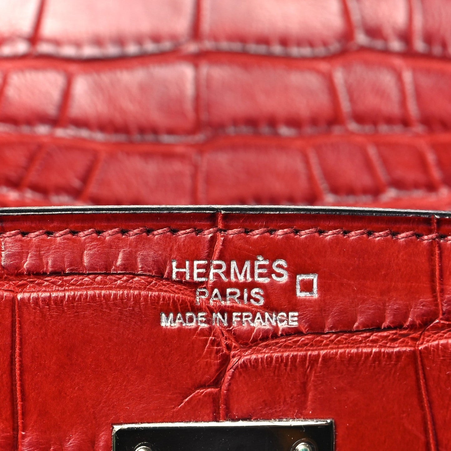 Matte Alligator Birkin 30 Rouge H