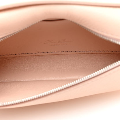 Grained Calfskin Extra Pocket Mini Pouch Candoglia Marble