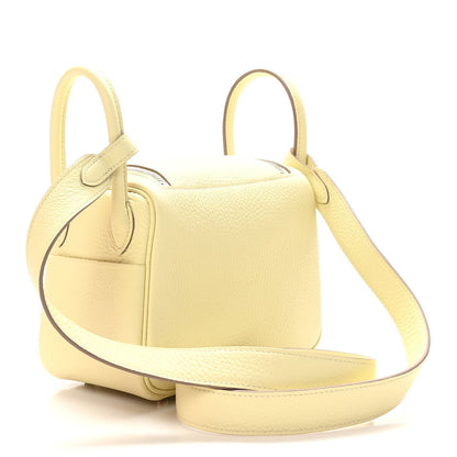 Taurillon Clemence Verso Mini Lindy 20 Jaune Milton Mushroom