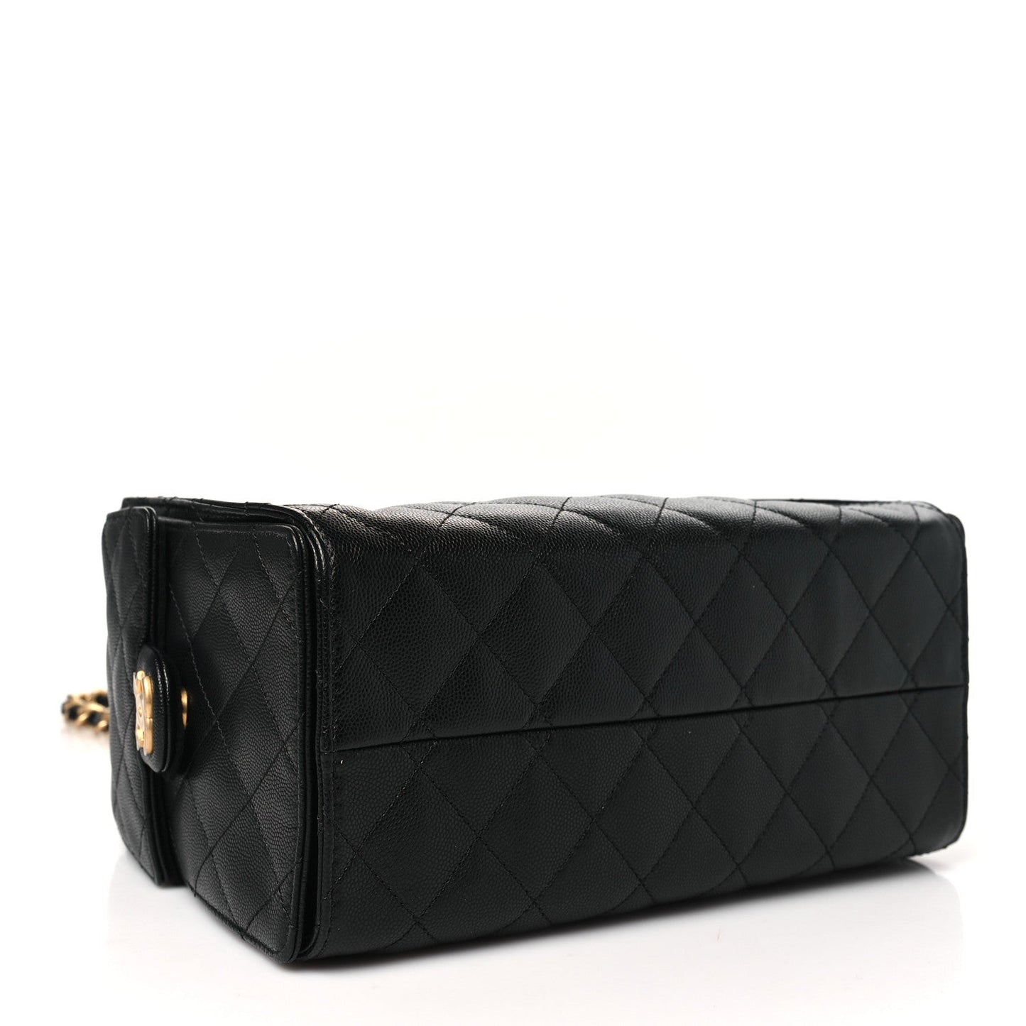 Caviar Quilted Small Chanel 25 Handbag Black