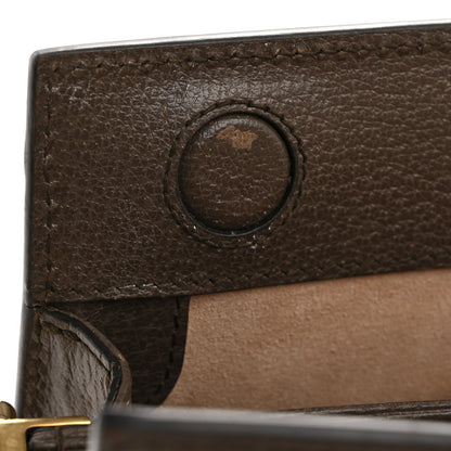 GG Supreme Monogram Textured Dollar Calfskin Web Mini Ophidia Chain Shoulder Bag Beige Ebony New Acero