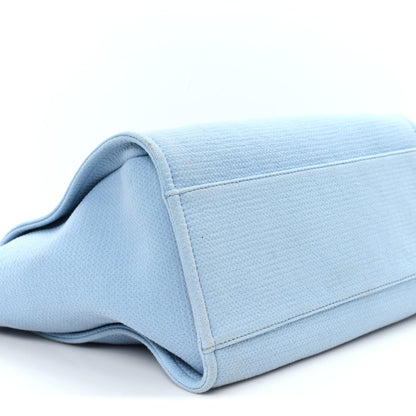 Mixed Fibers Medium Deauville Tote Light Blue