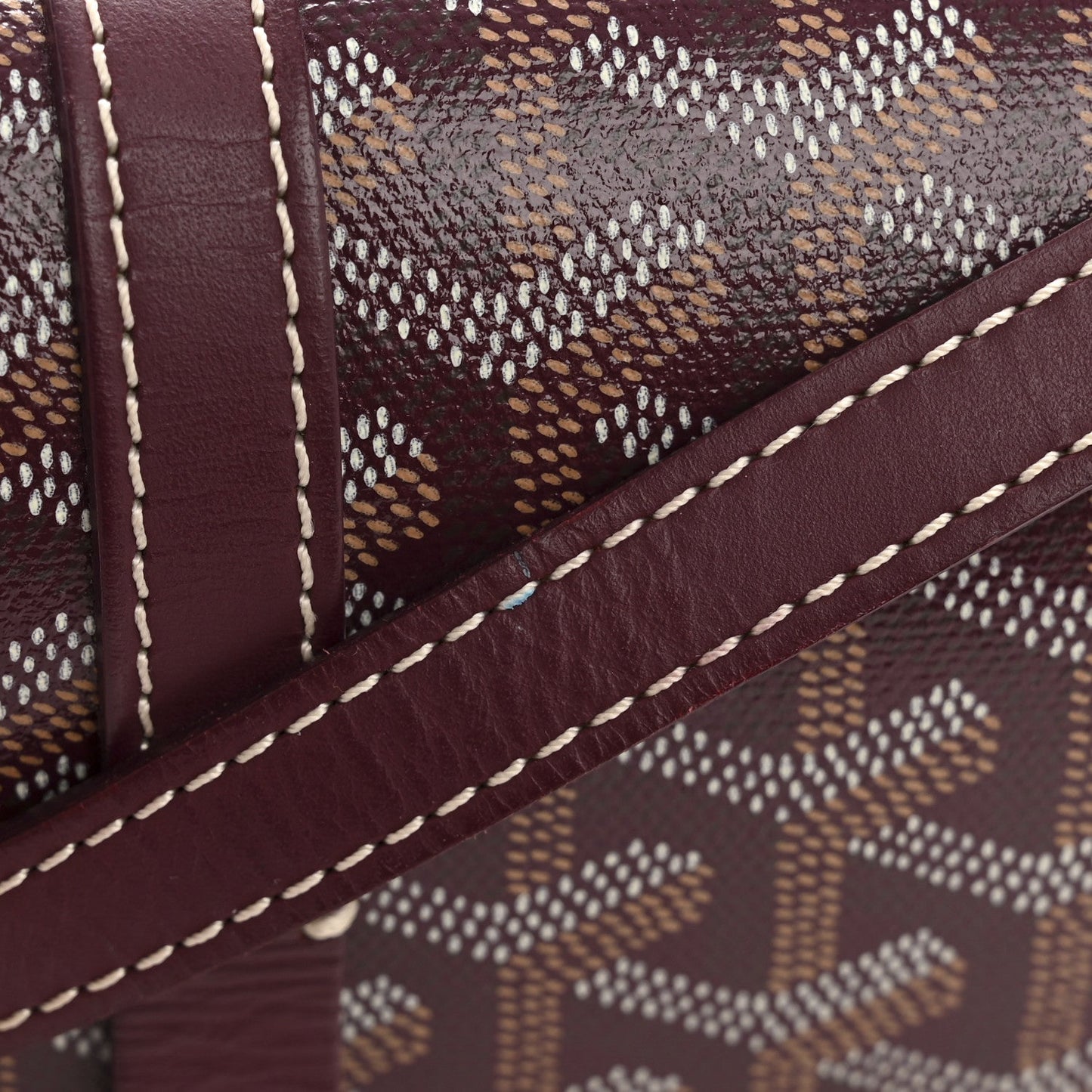 Goyardine Belvedere II PM Messenger Bag Bordeaux