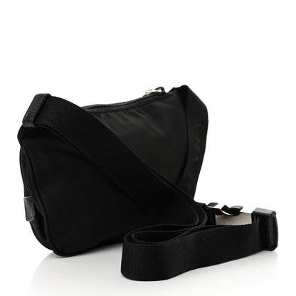 Re-Nylon Saffiano Belt Bag Black