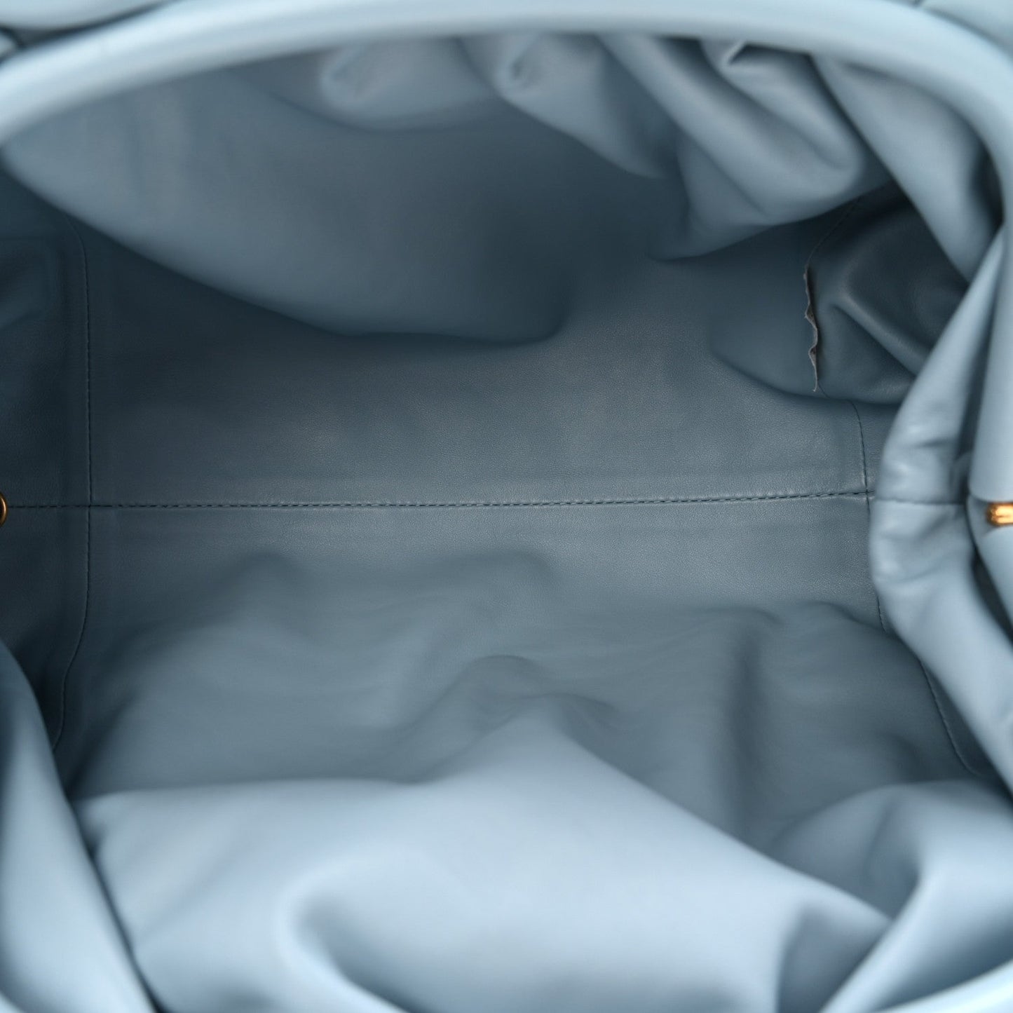Smooth Butter Calf The Pouch Oversized Clutch Ice